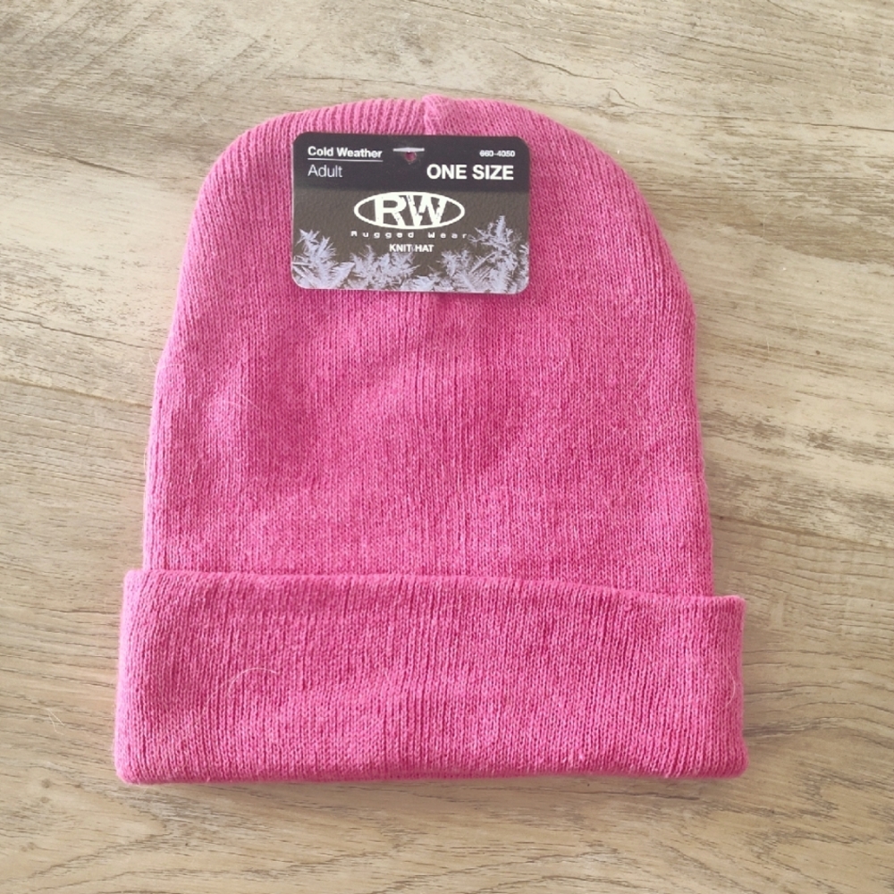 4/$13 RW Pink Knit Beanie
